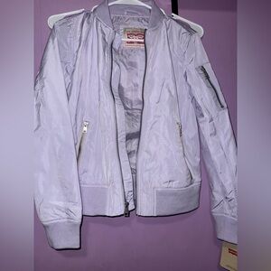Levi's Women's Lavender Bomber Jacket XS NWT💜